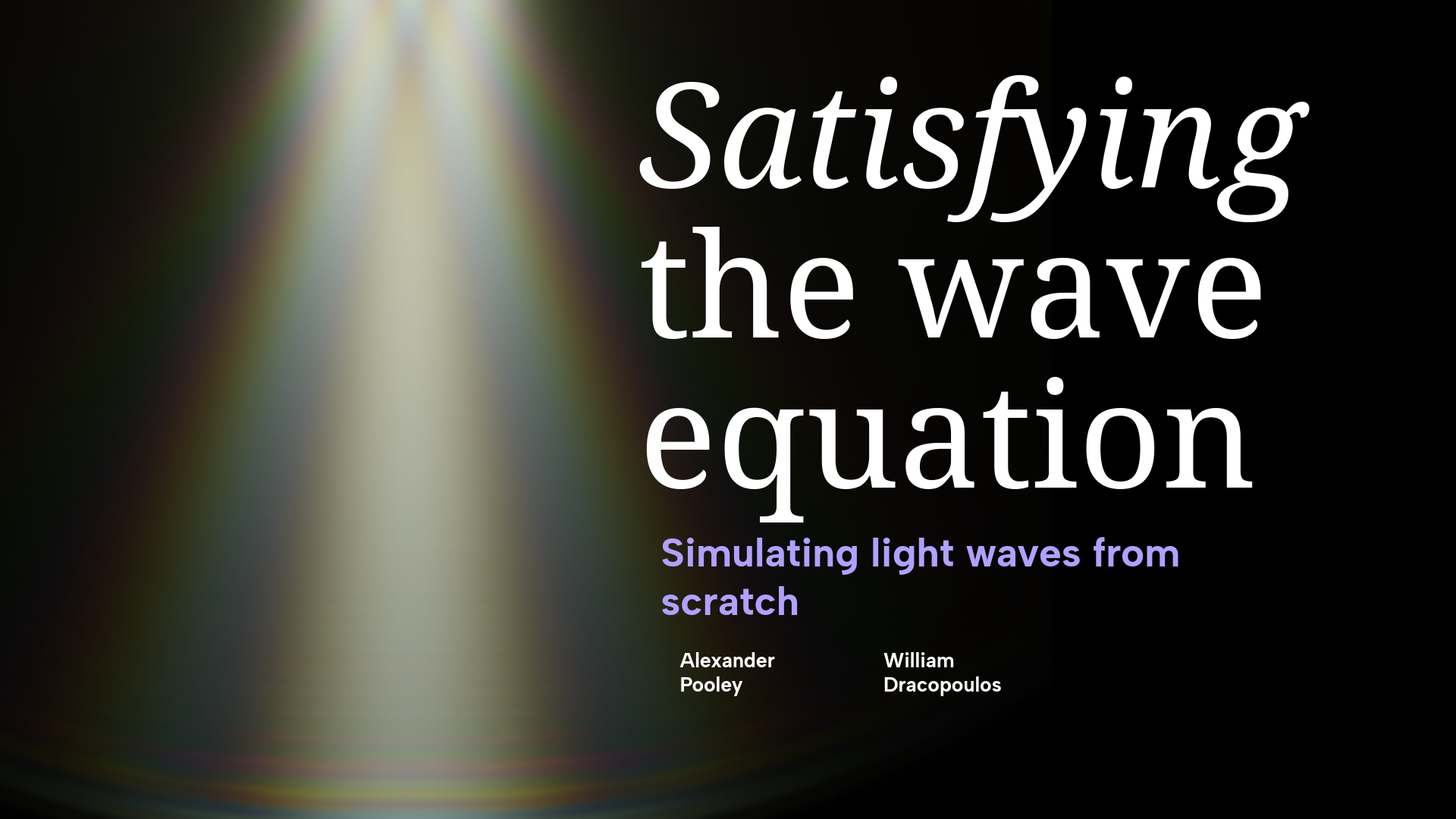 McGill Physics Hackathon